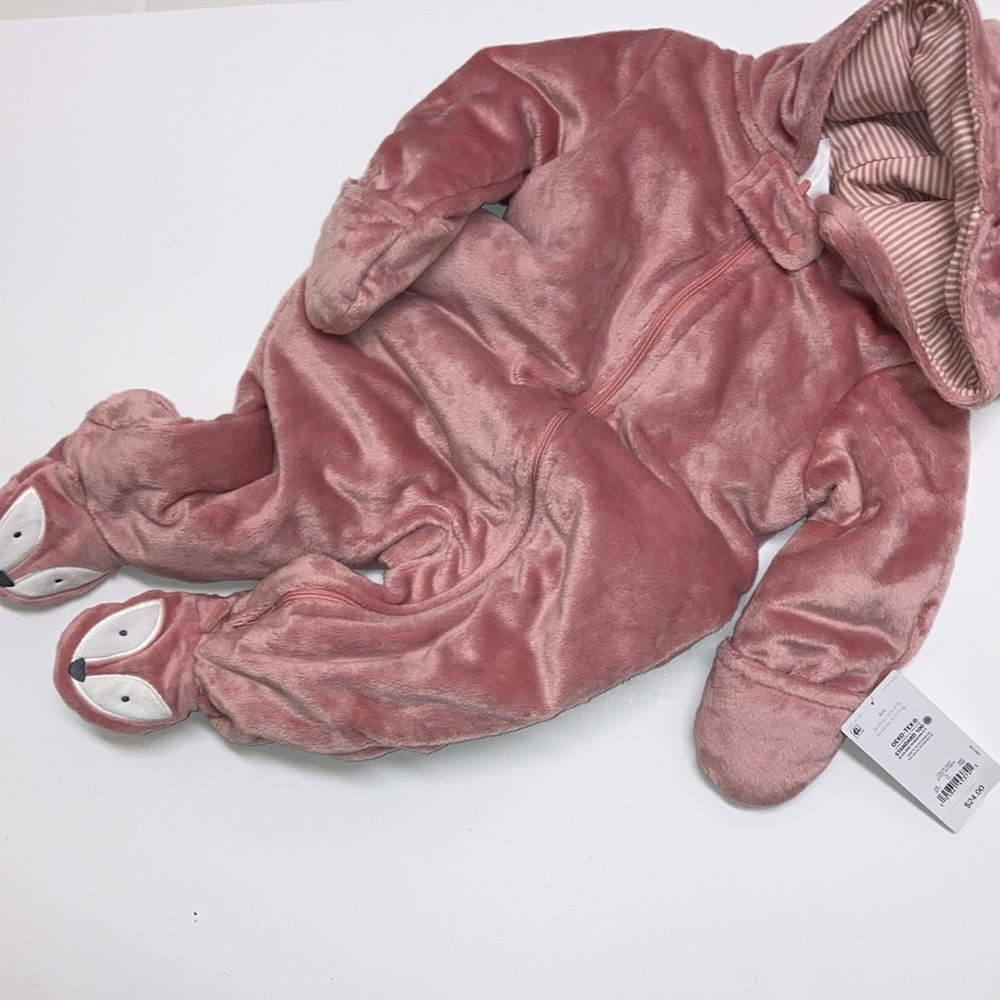Carter’s Just One You Velour Winter Onesie  Size 6M